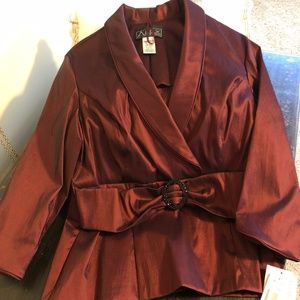 New Elegant "Wine" Colored Top for that Special Occasion - Size L